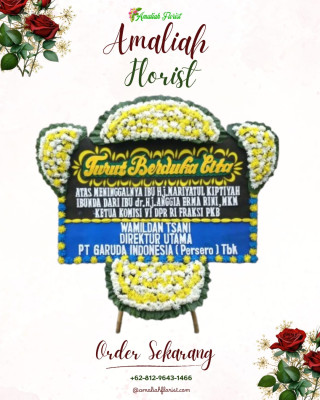 Papan Bunga Duka di Semarang