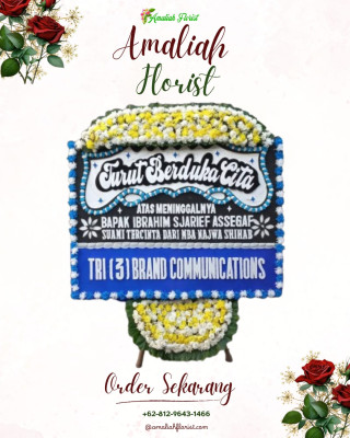 Papan Bunga Duka di Semarang