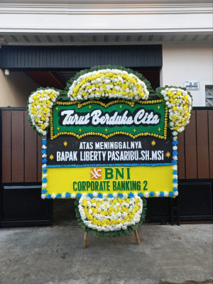 Papan Bunga Duka di Semarang