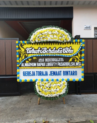 Papan Bunga Duka di Semarang