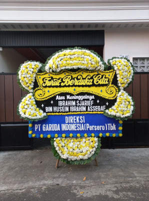 Papan Bunga Duka di Semarang